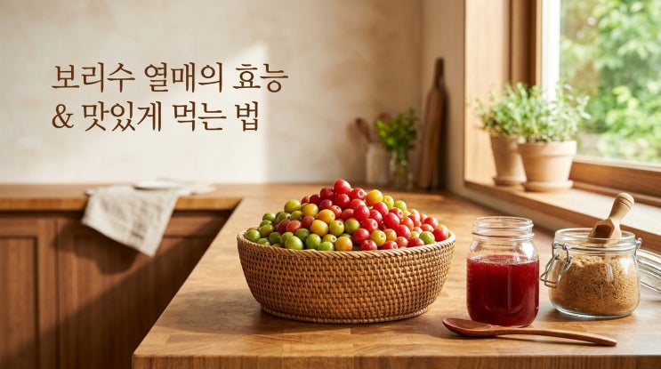  보리수 효능 부작용 및 열매 먹는 법