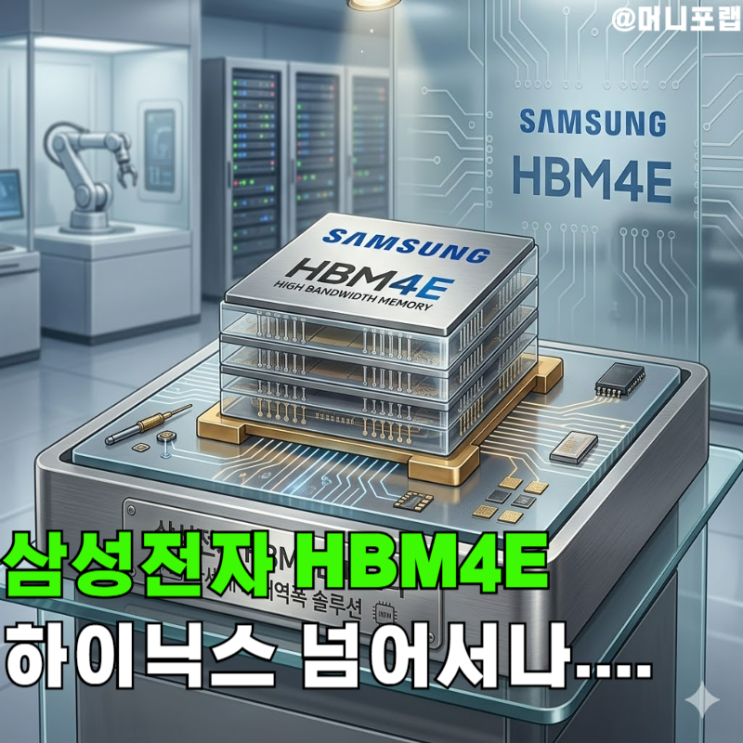  SK하이닉스 1년 앞선 HBM4E, 삼성전자 주가 더간다