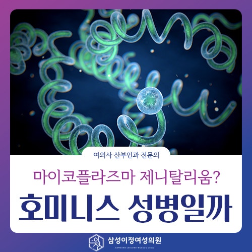 마이코플라즈마 제니탈리움 호미니스 성병일까? 차이는?