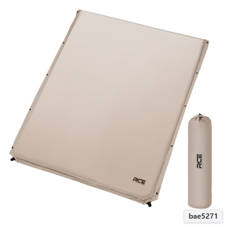  로티캠프 에어 자충 매트 캠핑 침대 매트리스 텐트 휴대용 트리플 3인용