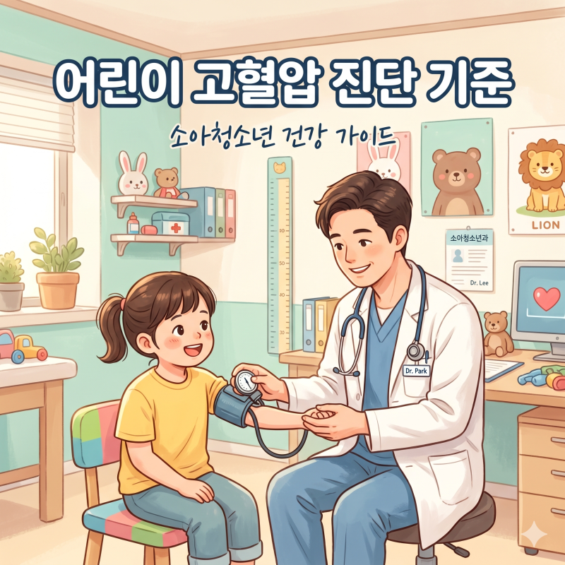 어린이 고혈압 진단 기준, 우리 아이 혈압 정상 수치일까요? (feat. 소아청소년과 전문의)
