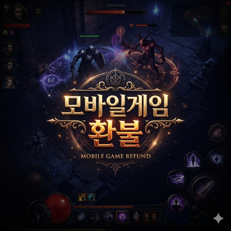 모바일게임 구글 플레이 스토어 환불 요청 절차