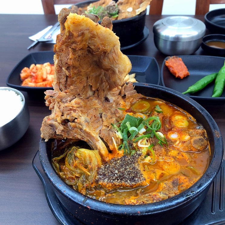  인천 논현동 해장국 맛집 강화옥 뼈국 재방문