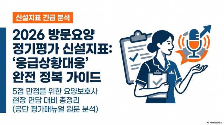  2026 방문요양 정기평가 신설 지표 완전분석-응급상황 대응 지표
