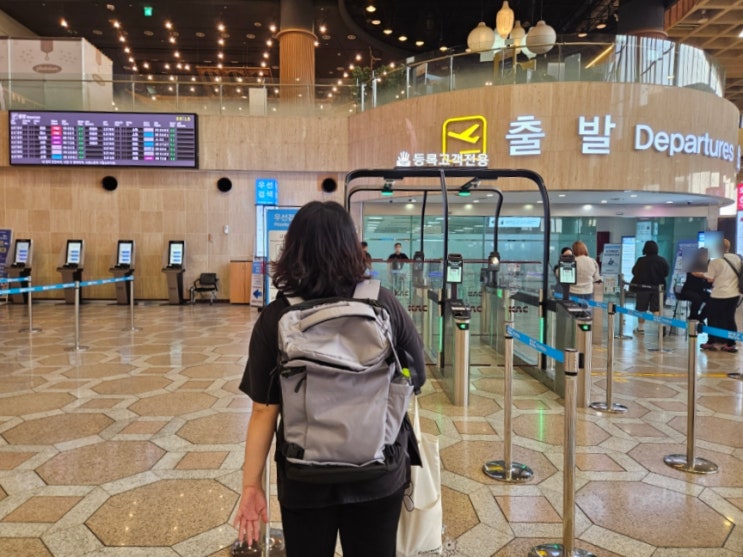  일본 당일치기 배낭여행 2박3일 여행용 노트북 가방 탐탁 기내용 백팩 T66