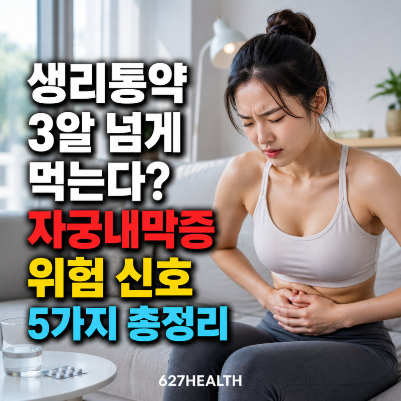 생리통약 3알 넘게 먹는다? 자궁내막증 위험 신호 5가지 총정리