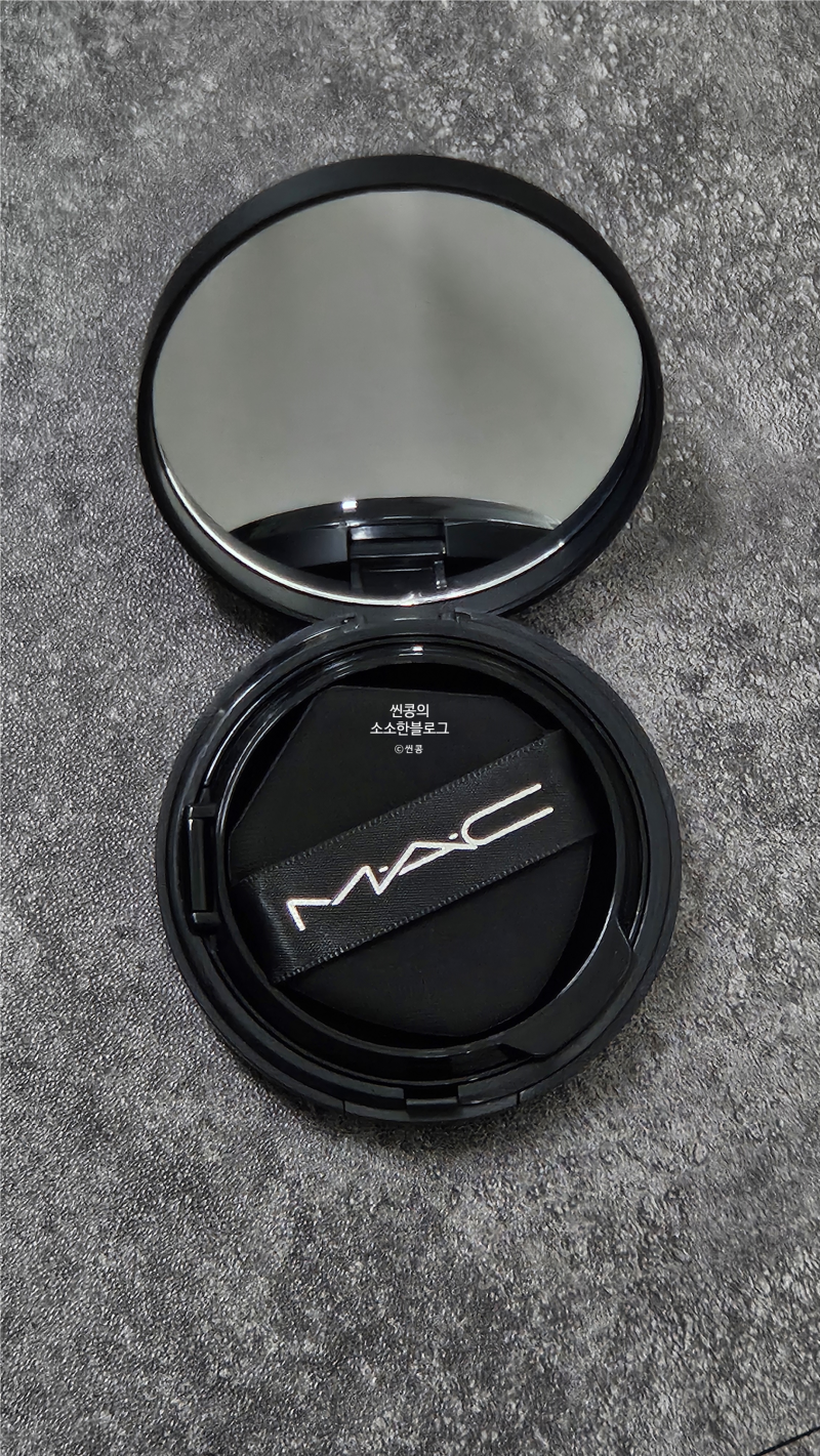 MAC 맥 쿠션- 스튜디오픽스 롱웨어쿠션 사용후기, NC20(23호), 커버 전후, 할인받아 5만원대 구매....