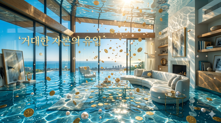  집에 물 들어오는 꿈 해몽, 맑고 깨끗한 물이 거실을 가득 채웠다면 오늘 당장 우량 자산을 매입하십시오 (거대한 재물운)