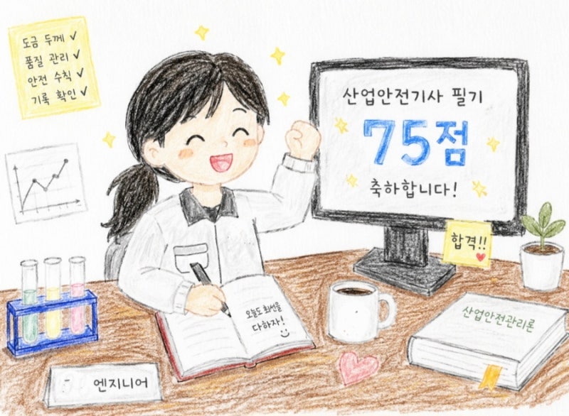 산업안전기사 26년 2회차 필기 합격 후기
