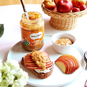 아침 간단 샌드위치 레시피 사과 땅콩버터 요리 다이어트