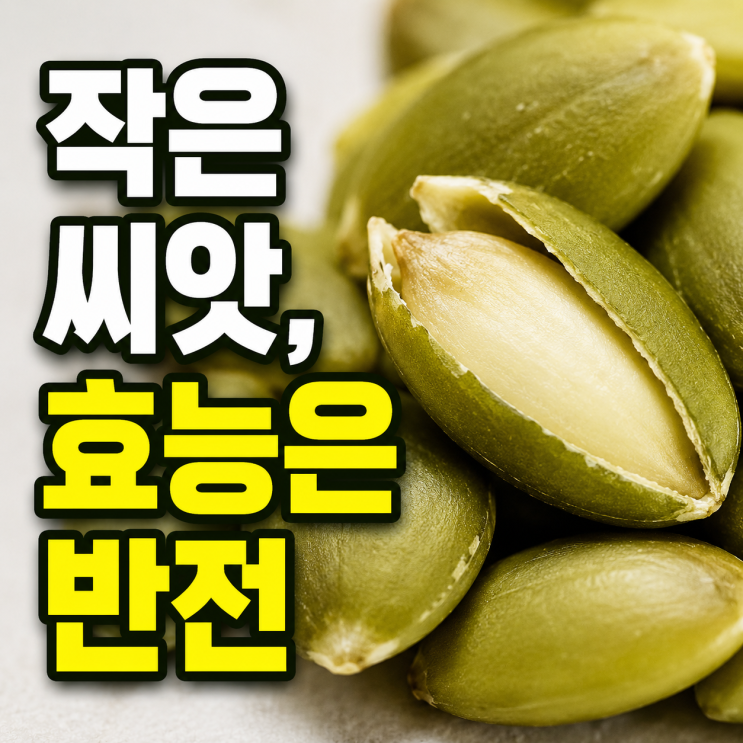 호박씨효능, 중년 간식으로 좋은 이유
