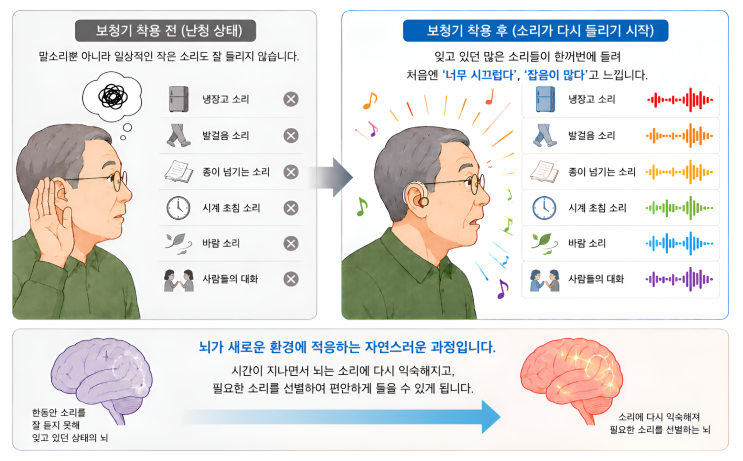  보청기 적응이 힘든 진짜 이유