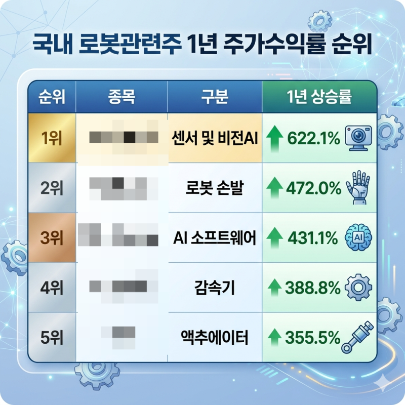 요즘 뜨는 로봇주식, 부위 종류별 로봇관련주 다 모았다! 진짜 대장주는 누구?