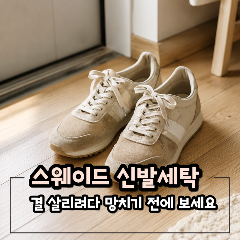 스웨이드 신발세탁 해보고 알게 된 관리 팁 4가지
