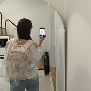 [minitmute]미닛뮤트 스포티 바스크 백팩 핑크 실착 후기