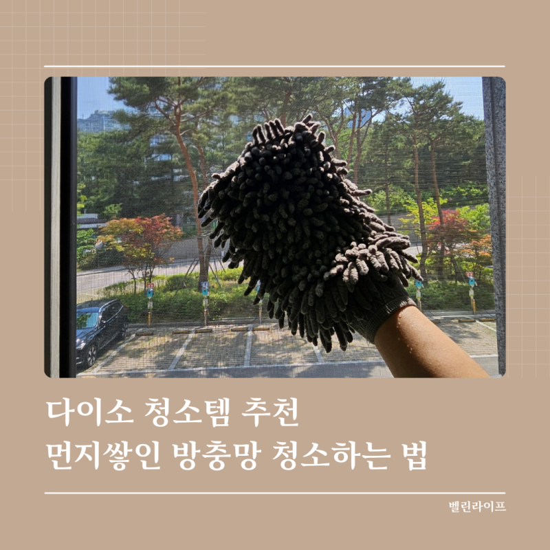 정보 | 먼지쌓인 방충망 간단히 청소하는 법, 다이소 극세사청소장갑 활용 청소법