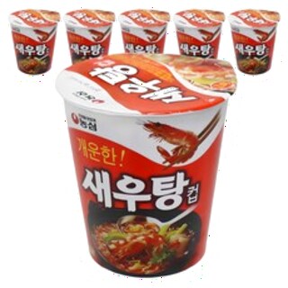  새우탕 컵 67g 6개입 - 바삭한 새우맛의 정석