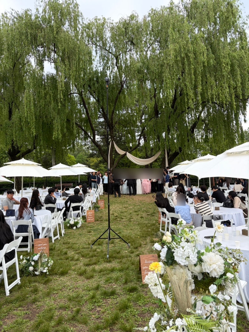 용산가족공원 야외예식 하객 후기｜주차 꿀팁부터 뷔페, 분위기까지 솔직 후기