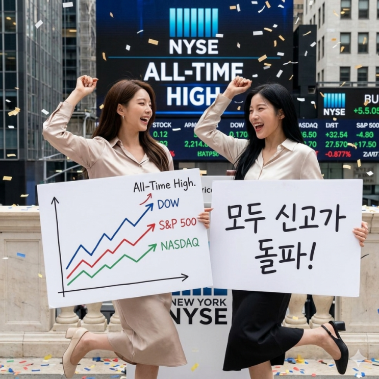  5월28일 뉴욕증시 또 종전 기대감에 사상 최고치 스노우플레이크+37% 델 +19% 등 미국주식마감