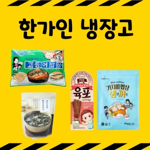 한가인 냉장고 속 쟁임템: 가시제거연구소 고등어밥상, 가자미 생선까스, 육포, 미역국