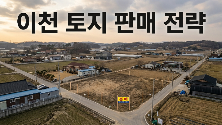  지금 이천 토지시장 심층" 분석=지금 누가 움직이나?