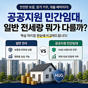 공공지원 민간임대 이천신안실크밸리 2차 , 일반 전세랑 뭐가 다를까?