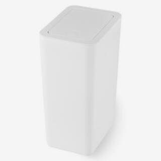  코멧 홈 터치 휴지통 10L - 깔끔한 화이트 인테리어 원터치