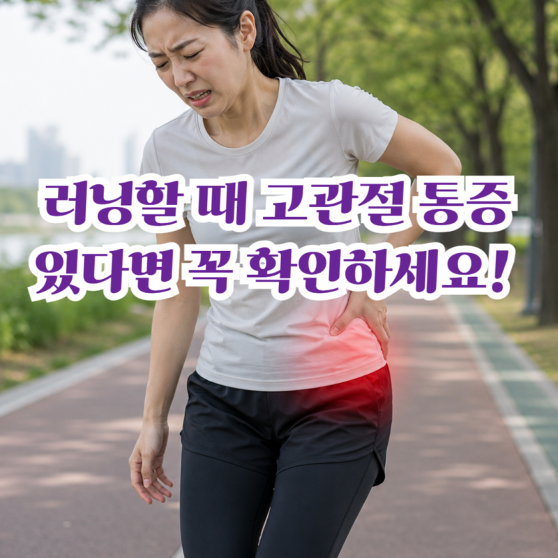 러닝 고관절 통증, 러닝하다가 한쪽만 아프다면 꼭 확인해보세요!