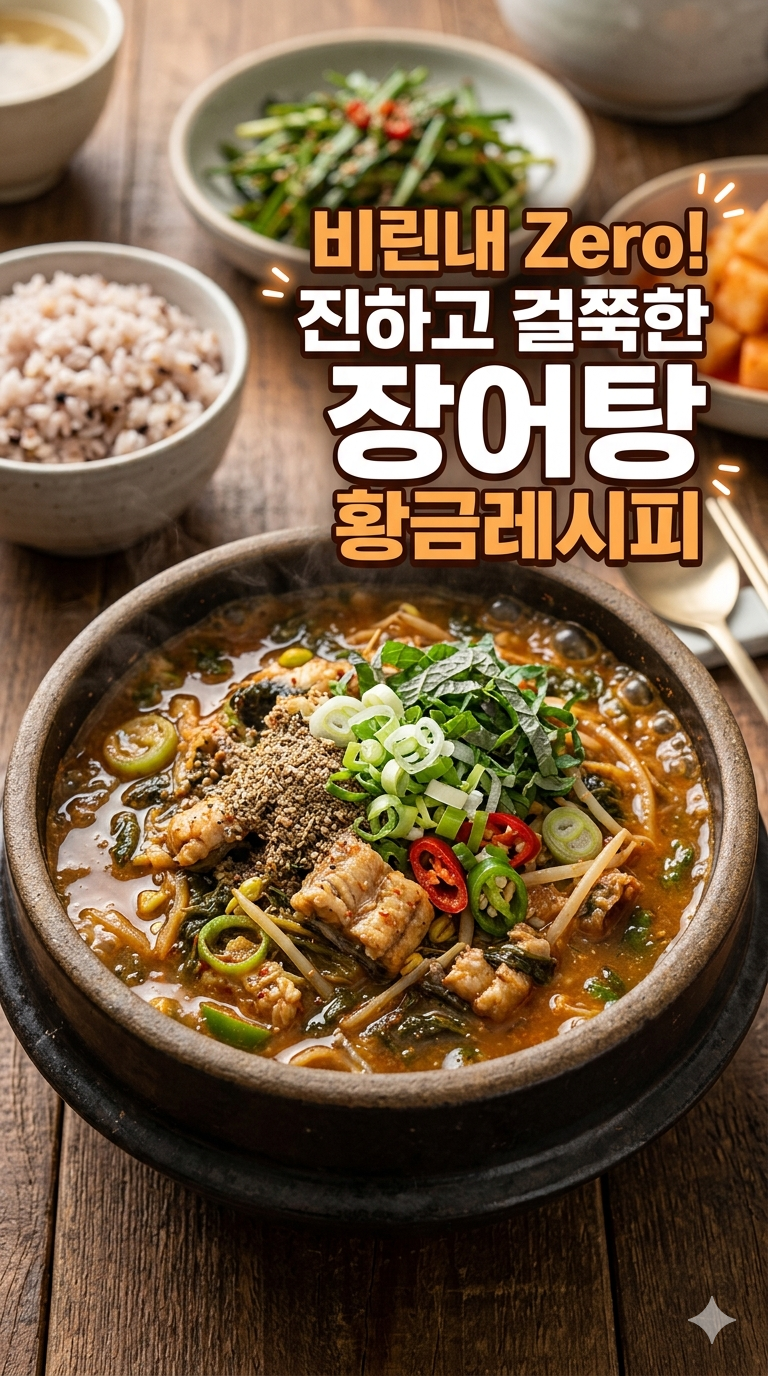 [장어탕 황금레시피] 보양식 국물 요리, 비린내 없이 진하게 끓이는 법