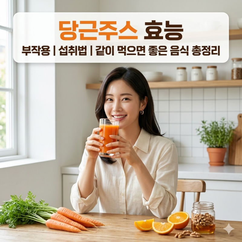당근주스효능 부작용 섭취법 같이 먹으면 더 좋은 음식 총정리