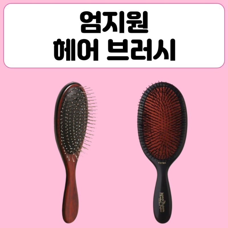 엄지원 브러쉬 머리 드라이 빗 헤어 브러시 계의 에르메스 메이슨 피어슨