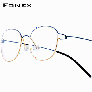  FONEX 티타늄 합금 안경테 98618 - 모르텐 디자인 초경량
