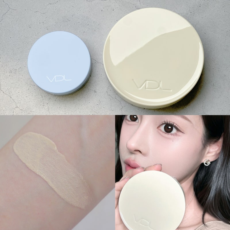 VDL쿠션 커버스테인 퍼펙팅 쿠션 기획세트, 수부지 피부가 써본 N02 뉴트럴 21호