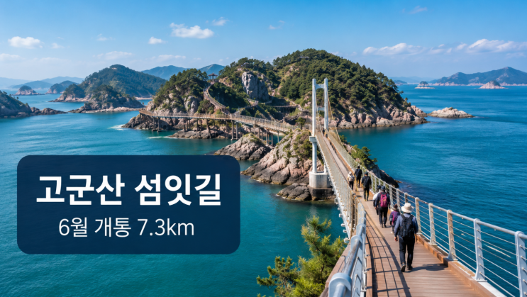  군산 고군산섬잇길 6월 개통, 말도부터 방축도까지 걷기 전 체크할 것