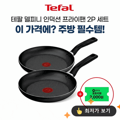  테팔 인덕션 프라이팬 델피니 2종 세트, 이 가격에? 주방 필수템 솔직 후기!