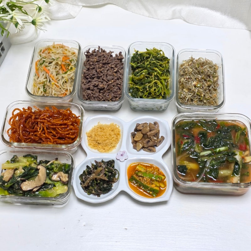 일주일 여름 밑반찬 종류 만들기 남편 도시락반찬 메뉴 만드는법