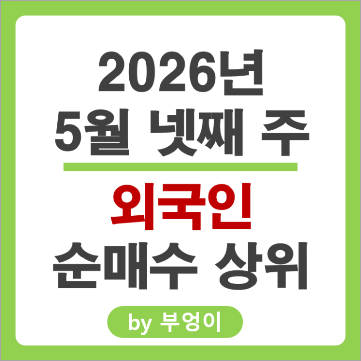 외국인 순매수 Top 3 : 삼성전자우 두산 삼성전기 DB하이텍 현대로템 주가