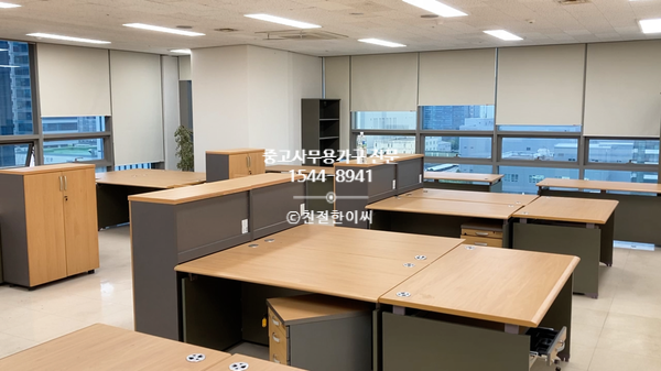  가산디지털단지 100평 대형 사무실 폐업 정리! 1톤 트럭 5대 분량 중고사무용가구 일괄 매입 현장 (ft. 금천구 재활용센터)