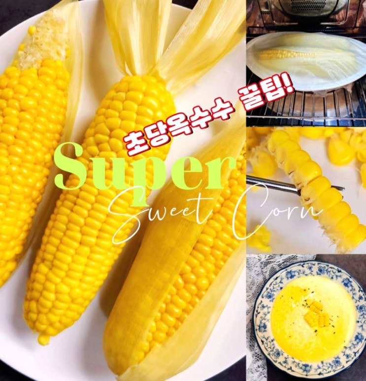 초당옥수수 초간단 전자레인지 조리법 알 분리꿀팁 대박!