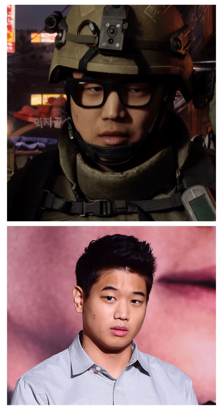  콜옵 한국군 모델 배우들.jpg