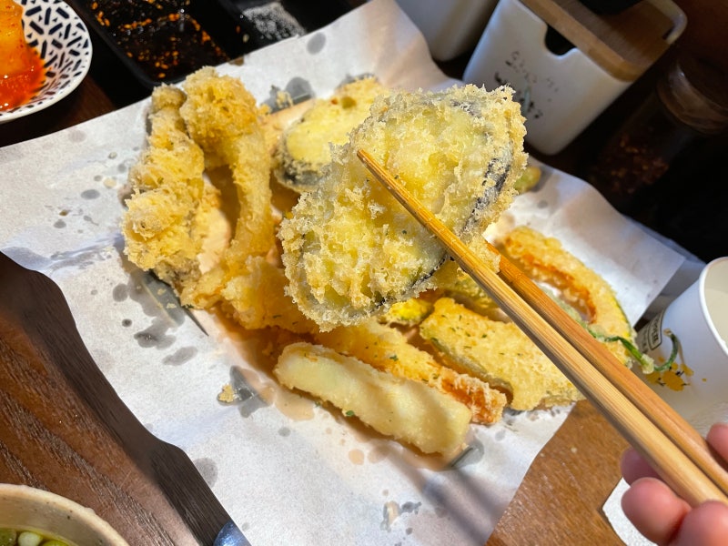 제주 맛집 일식당 김녕빗소리 튀김이 일품이라 아안드시면 아안타까움