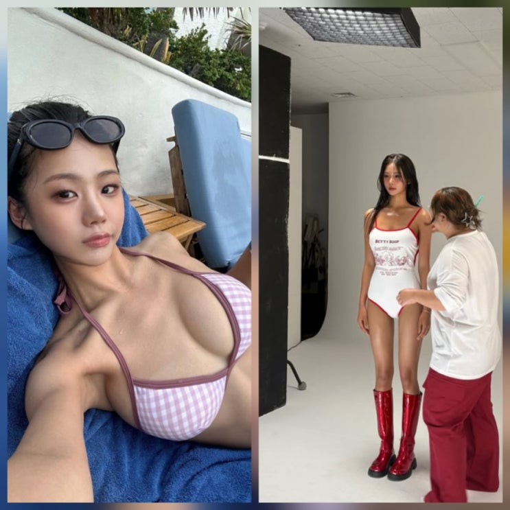 중위 출신 모델 천미경 인스타 비키니 바디슈트 스타일링 근황