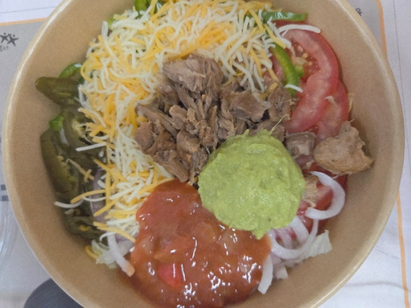 [서브웨이] 폴드포크 타코 샐러드 (Pulled Pork Taco Salad)