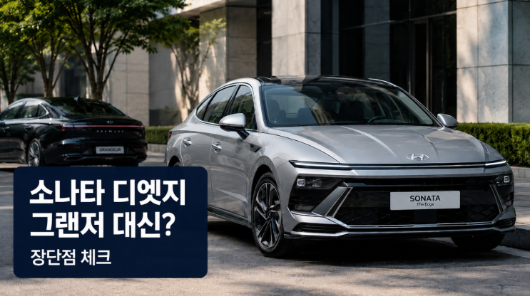  소나타 디엣지 장단점, 그랜저 대신 사도 괜찮을까