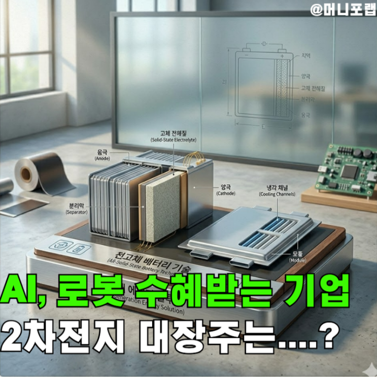  "AI 로봇 수혜주" 픽했다, 2차전지관련주 대장주 삼성SDI 주가전망