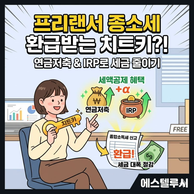  프리랜서 종소세 신고할 때 연금저축, IRP가 '치트키'가 되는 이유