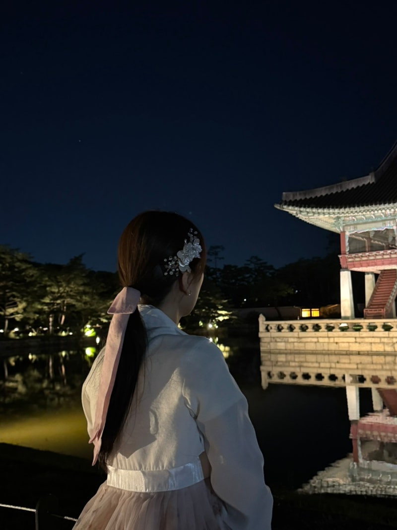 [Review] 서울 경복궁 야간 개장 티켓 없이 무료 관람 및 한복 대여 후기(Feat. 한복소녀)