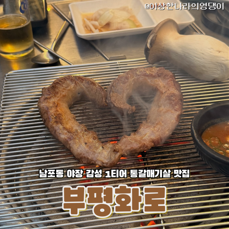  부산 부평동 소고기 뺨치는 통갈매기살과 대구막창의 완벽한 조화 부평화로