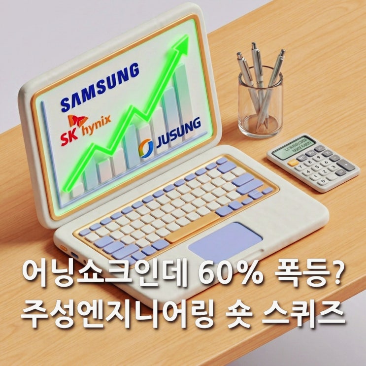  어닝쇼크 적자인데 60% 폭등? 주성엔지니어링 숏 스퀴즈의 진실