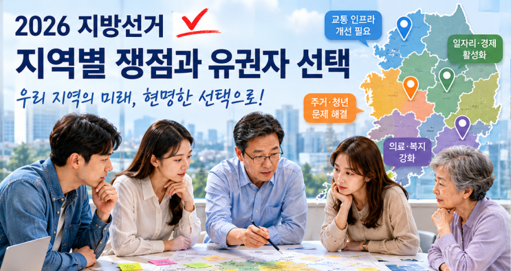  2026 지방선거 공약｜우리 지역 공약 교통·주거·일자리 핵심 키워드 쟁점 정리